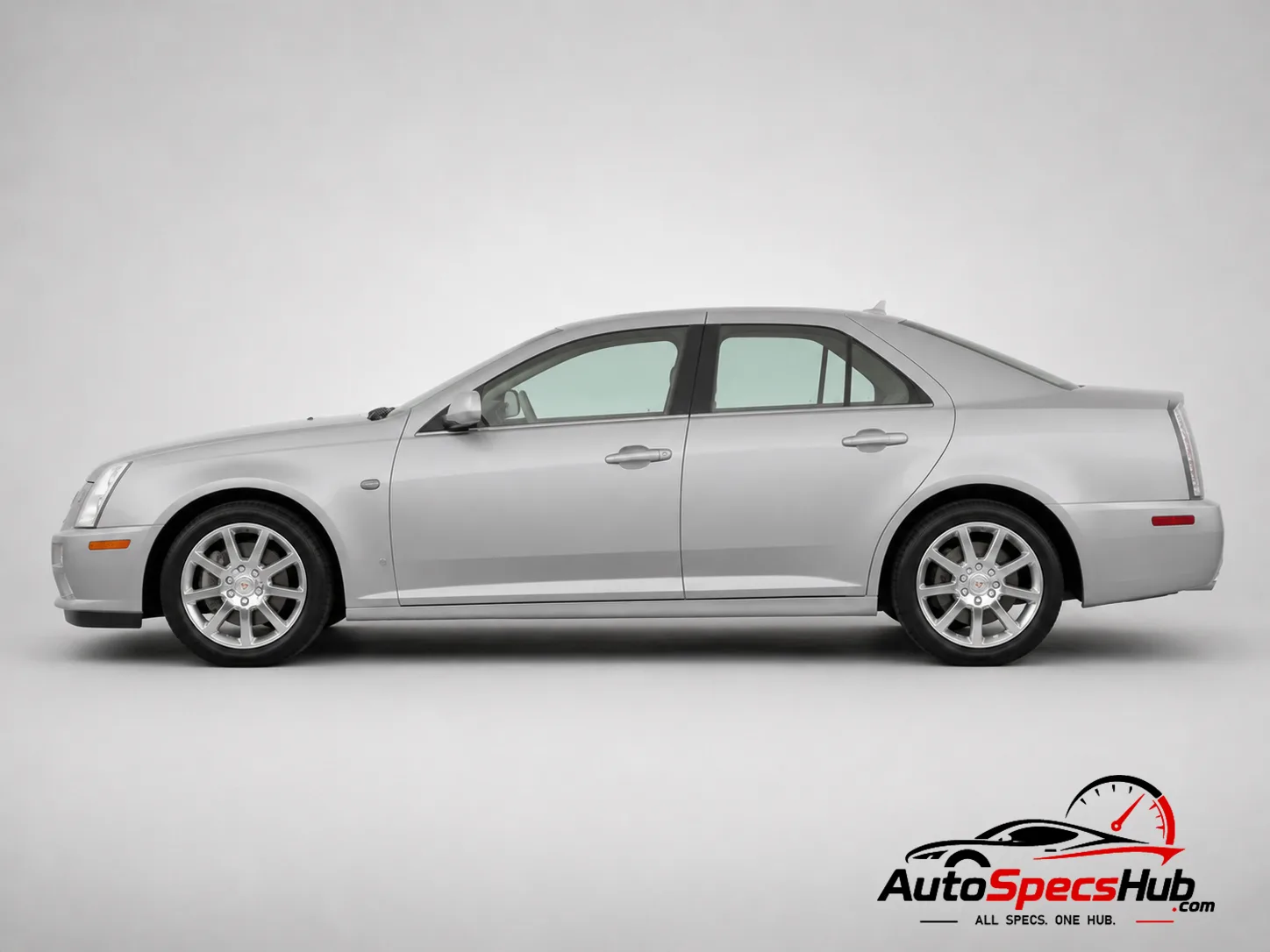 2005 Cadillac STS 3.6 V6 side profile