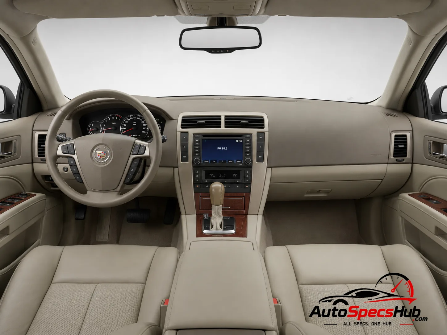 2005 Cadillac STS 3.6 V6 interior dashboard and front cabin