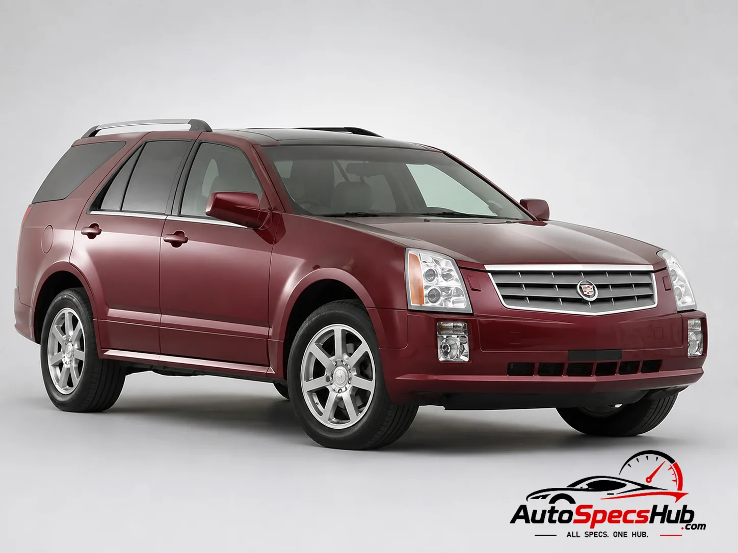 2008 Cadillac SRX 3.6 V6 front three-quarter view