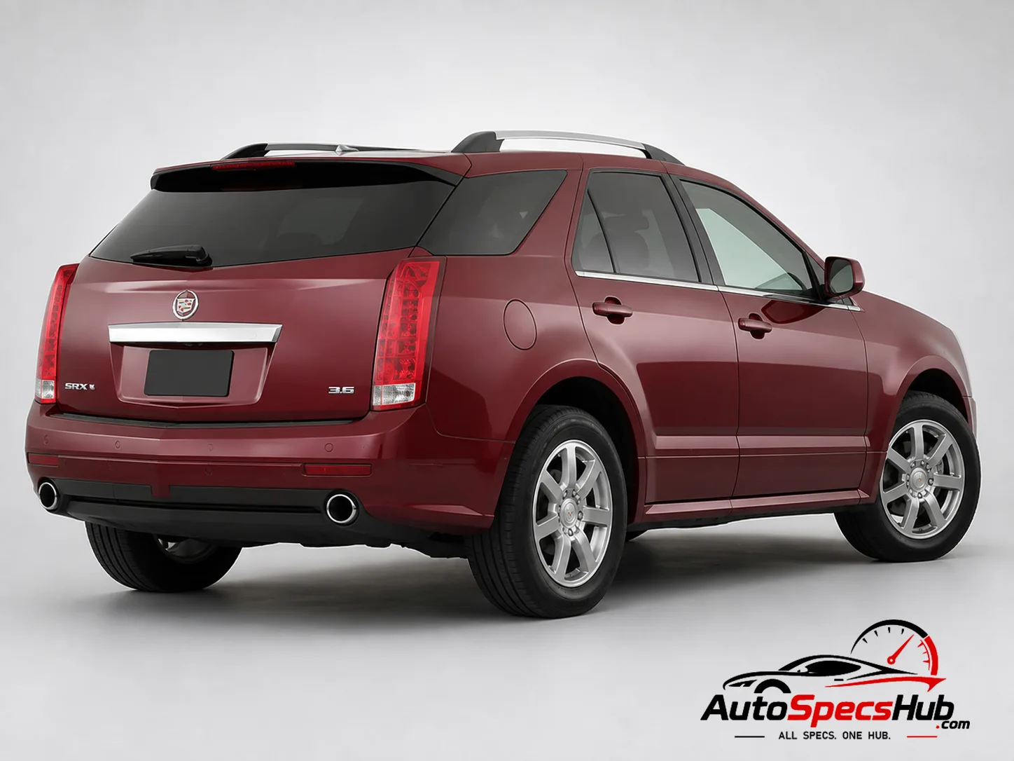 2008 Cadillac SRX 3.6 V6 rear three-quarter view