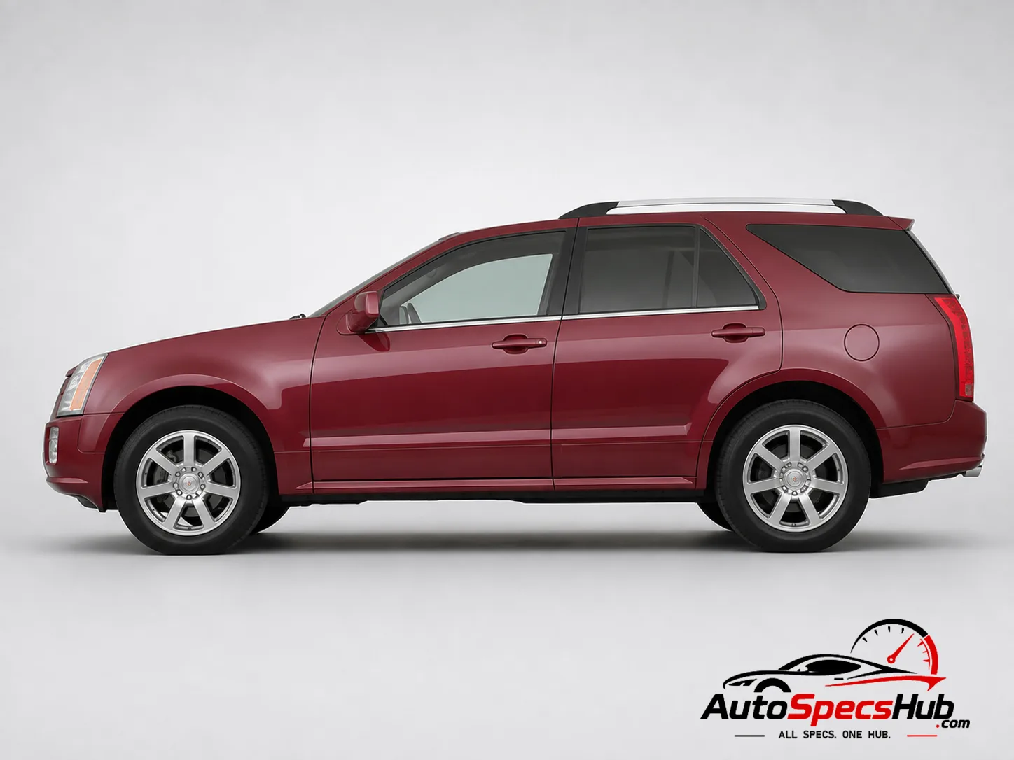 2008 Cadillac SRX 3.6 V6 side profile