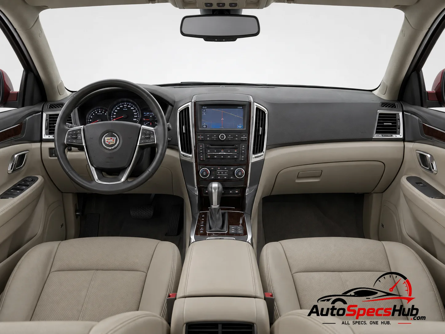 2008 Cadillac SRX 3.6 V6 interior dashboard and front cabin