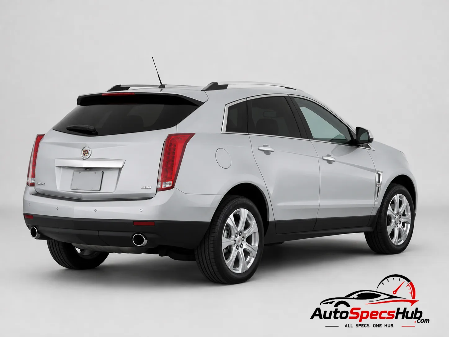 2010 Cadillac SRX 3.0 V6 AWD rear three-quarter view