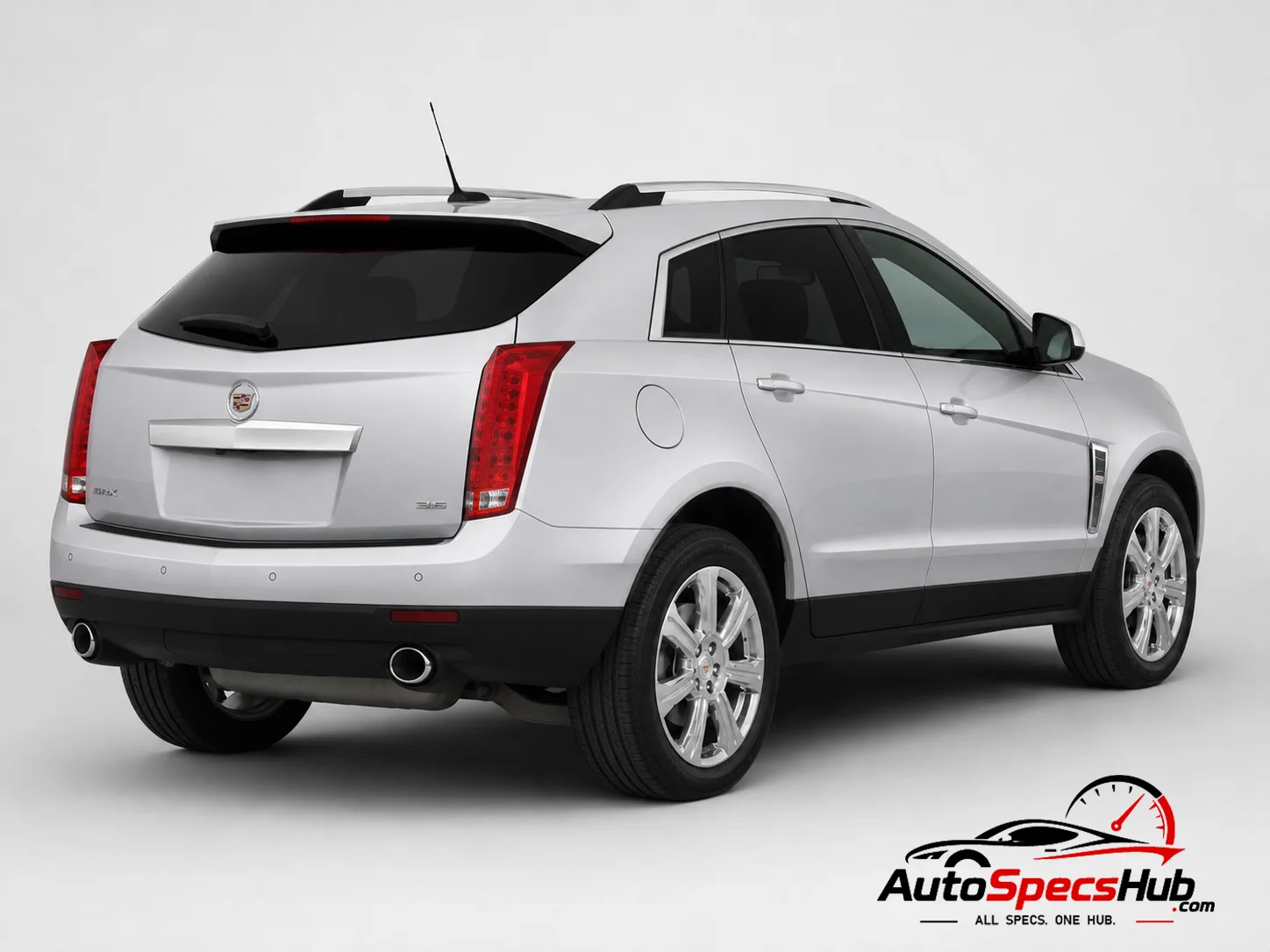 2013 Cadillac SRX 3.6 V6 AWD rear three-quarter view
