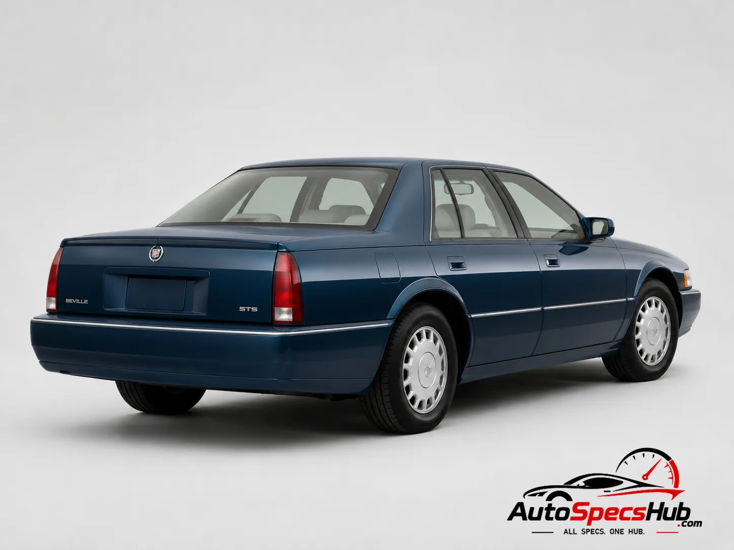 1995 Cadillac Seville STS rear three-quarter view