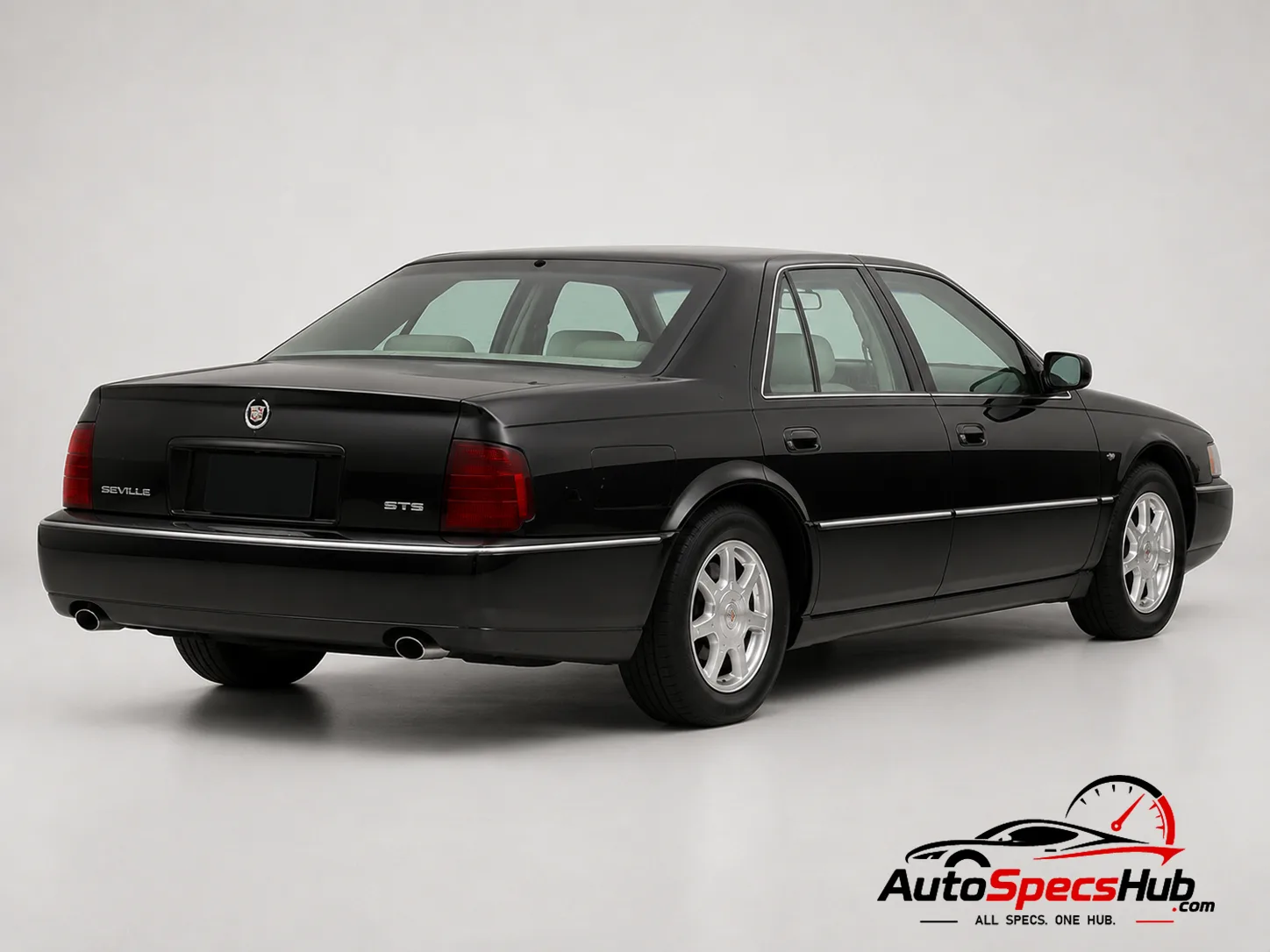 1997 Cadillac Seville STS rear three-quarter view