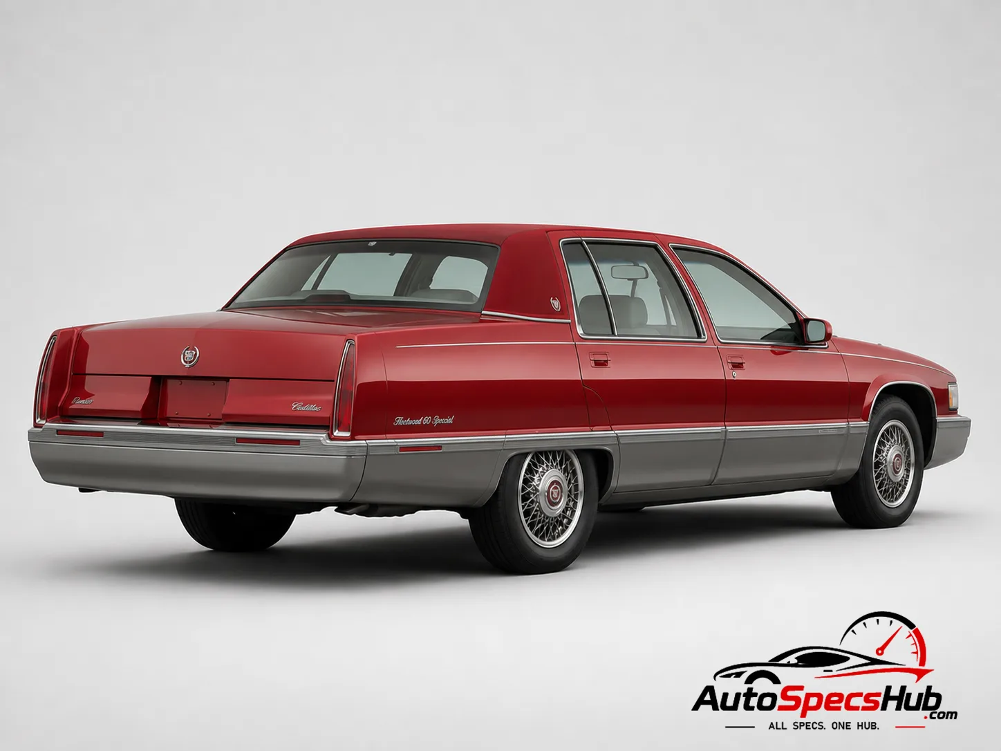 1991 Cadillac Fleetwood 60 Special rear three-quarter view