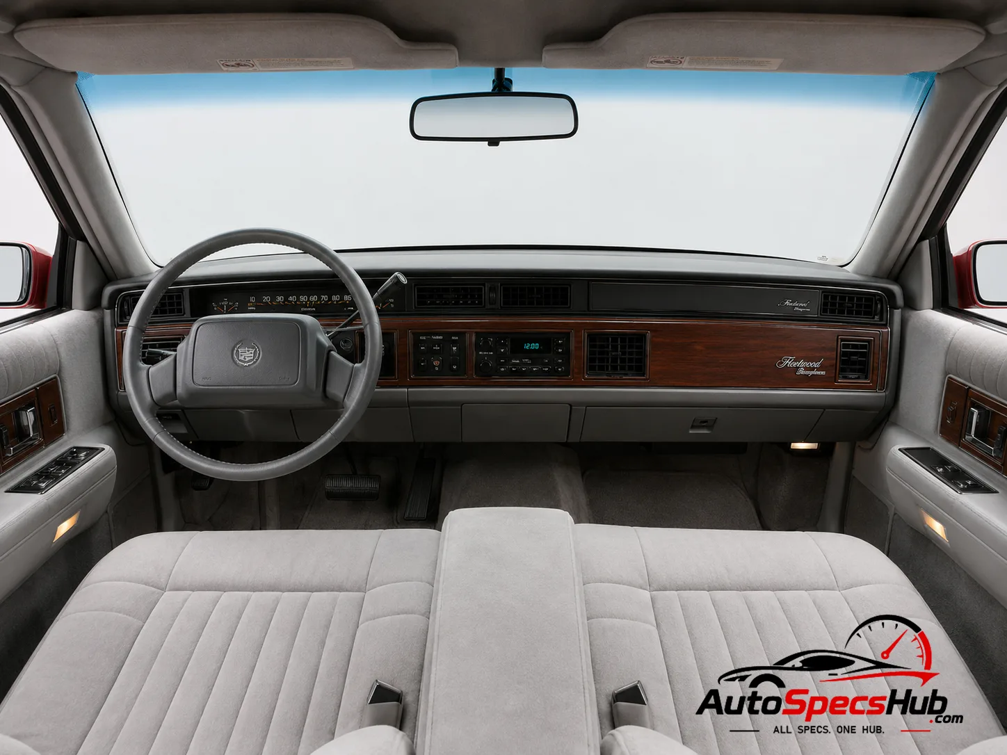 1991 Cadillac Fleetwood 60 Special interior dashboard and front cabin