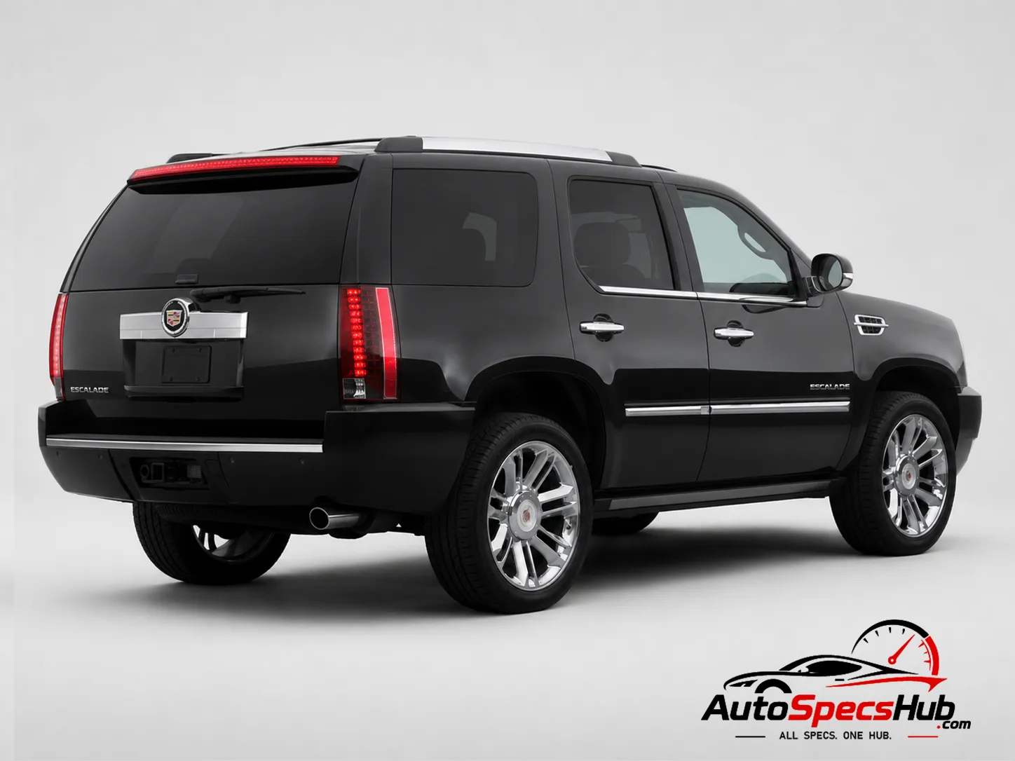 2010 Cadillac Escalade 6.2 V8 rear three-quarter view