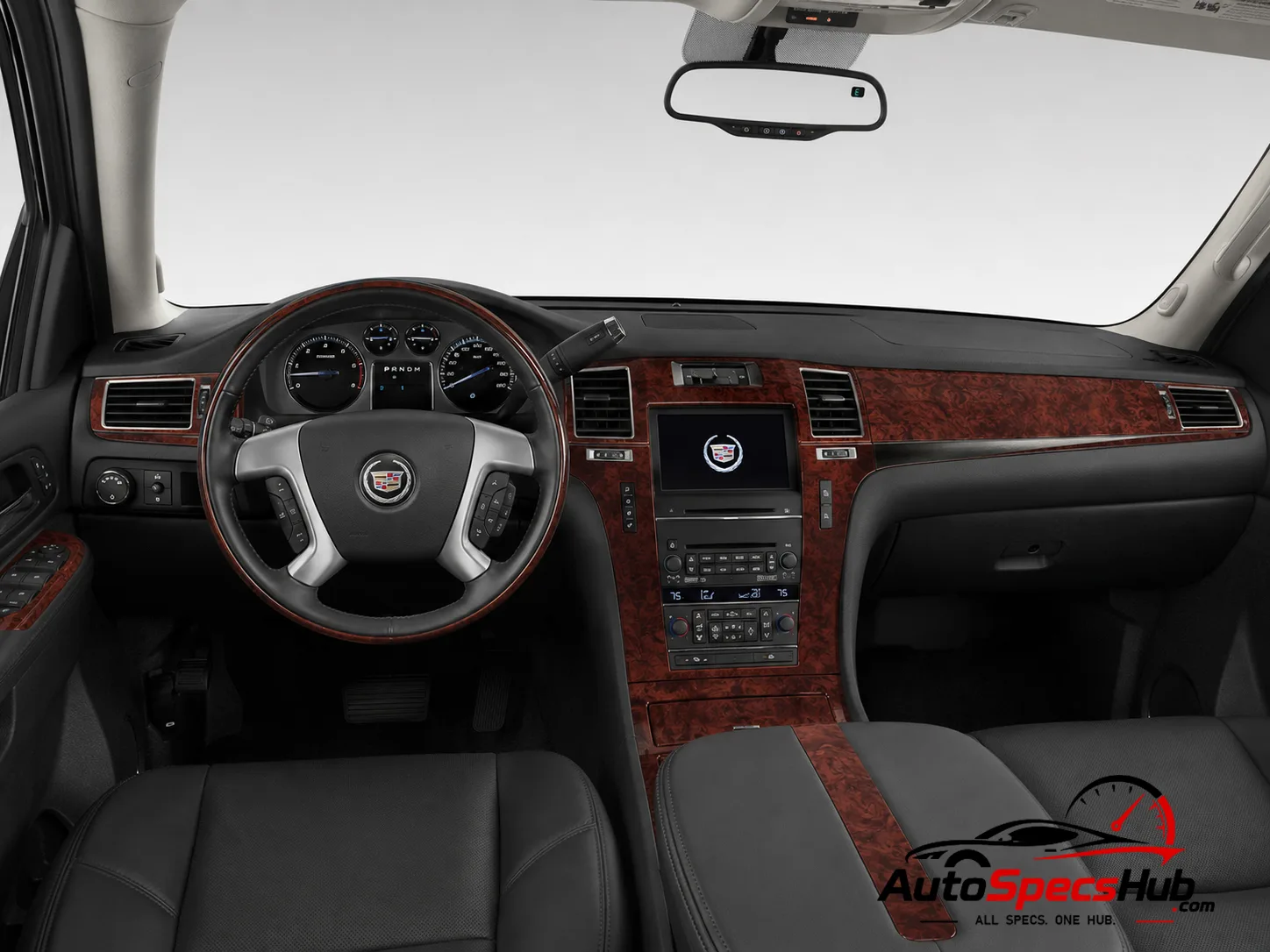 2010 Cadillac Escalade 6.2 V8 interior dashboard and front cabin