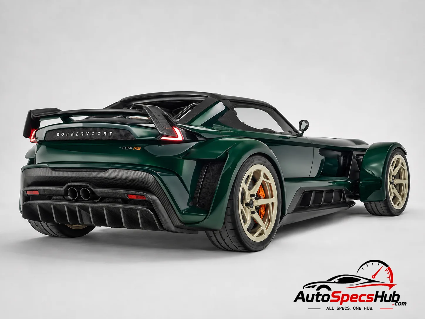 2026 Donkervoort P24 RS rear three-quarter view