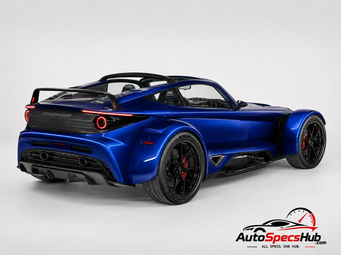 2023 Donkervoort F22 rear three-quarter view