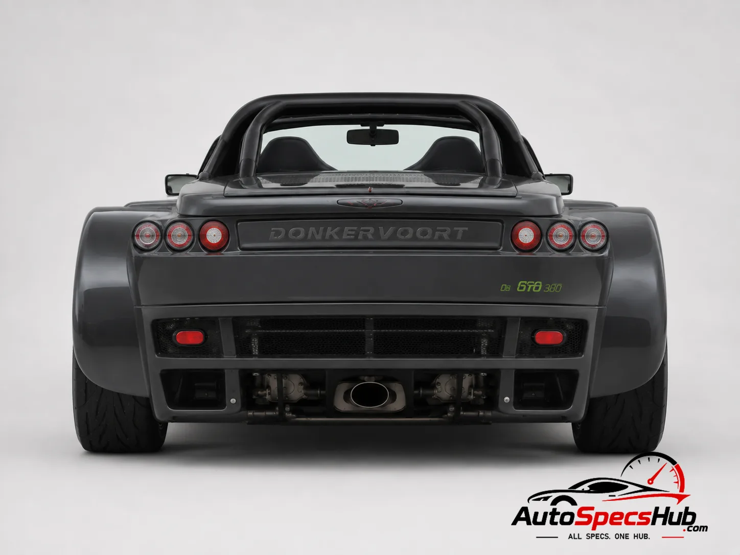 2013 Donkervoort D8 GTO 380 rear view