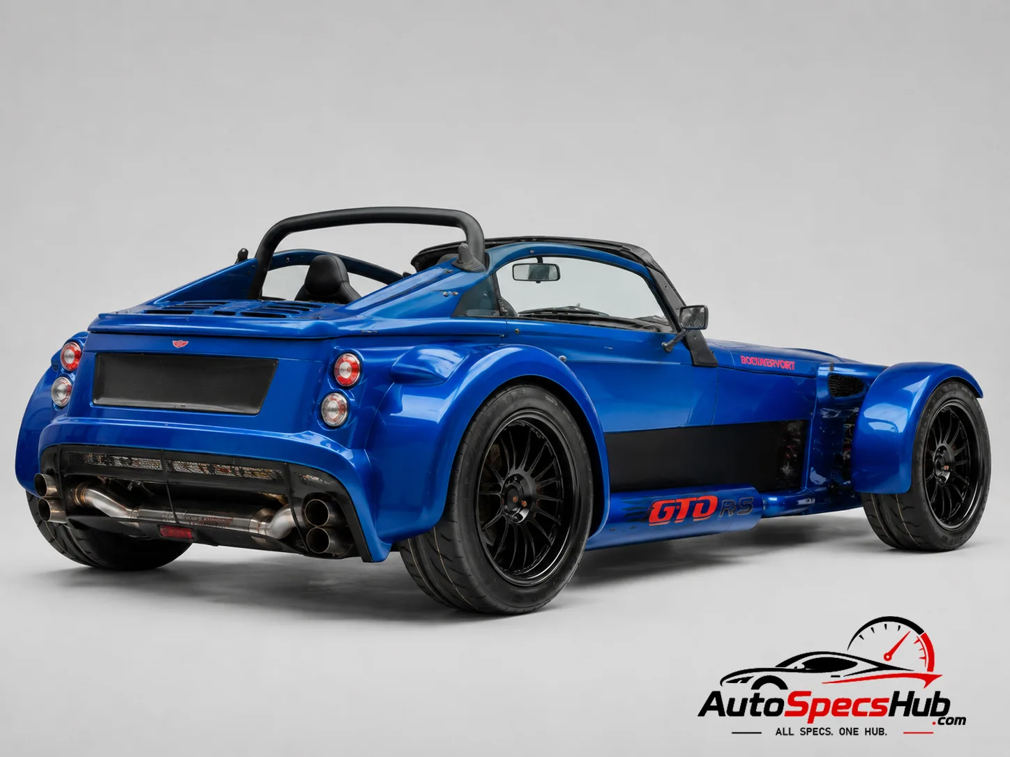 2016 Donkervoort D8 GTO-RS rear three-quarter view