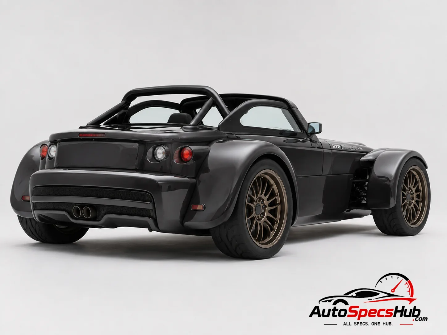 2016 Donkervoort D8 GTO-S 360 rear three-quarter view