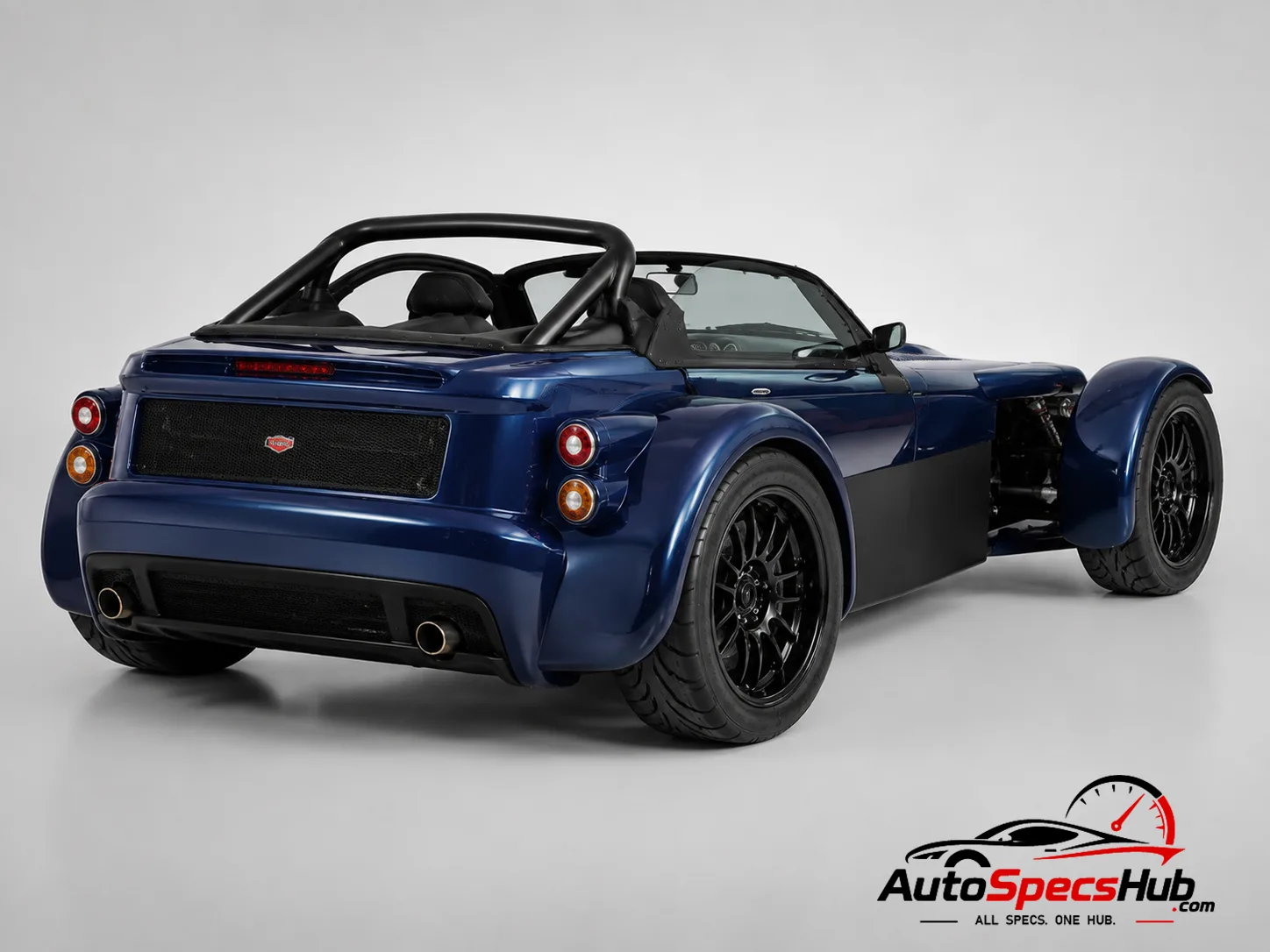 2016 Donkervoort D8 GTO-S 340 rear three-quarter view