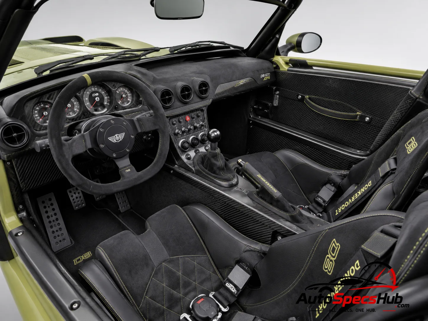 2020 Donkervoort D8 GTO-JD70 interior cockpit and seats