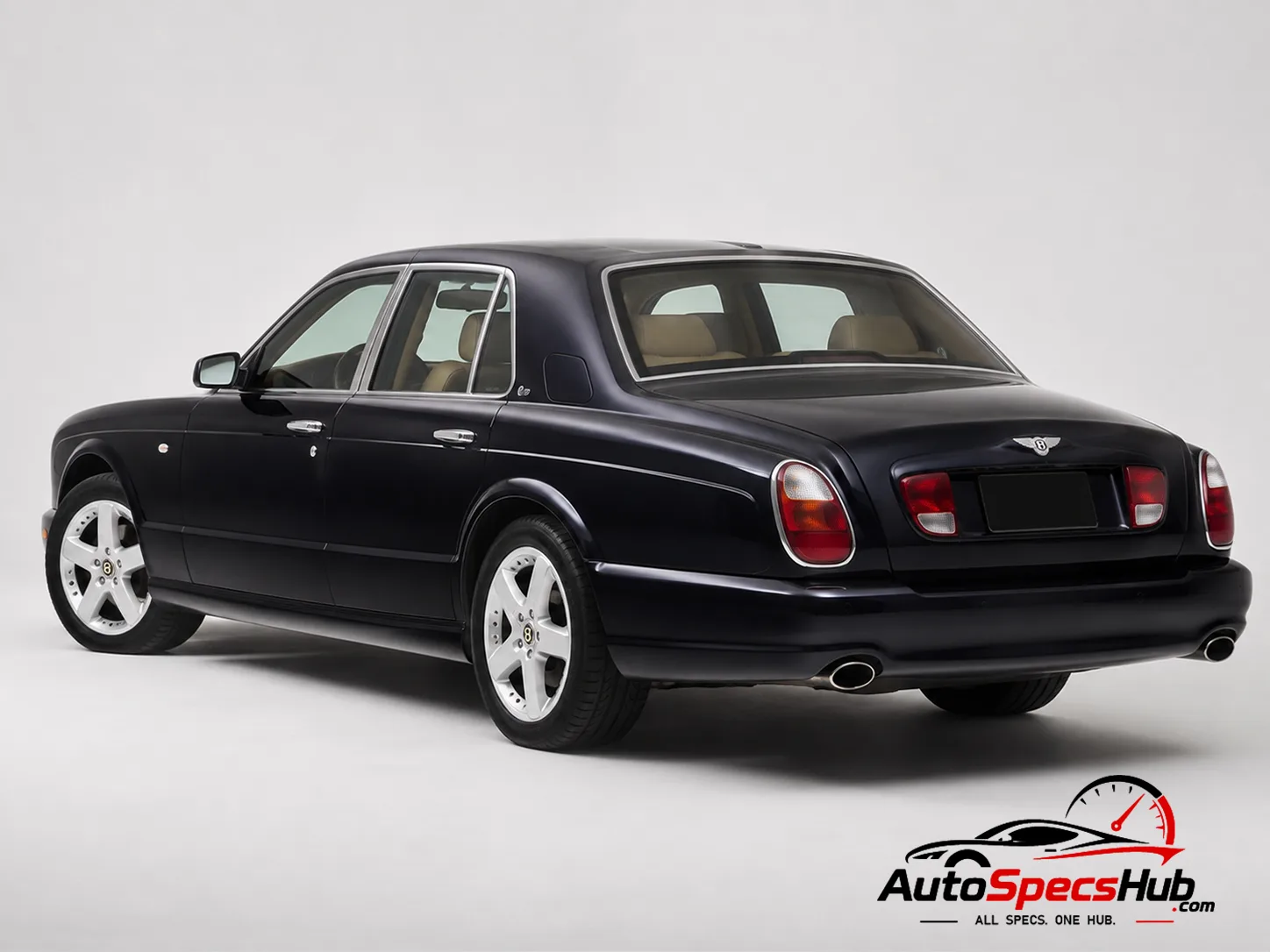 2002 Bentley Arnage T rear three-quarter view