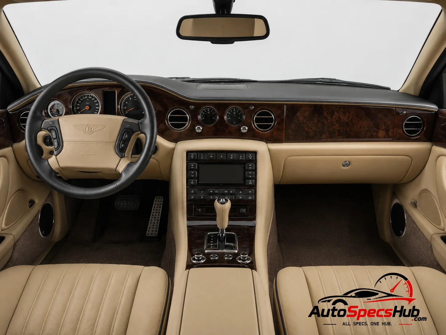 2002 Bentley Arnage T interior dashboard and front cabin