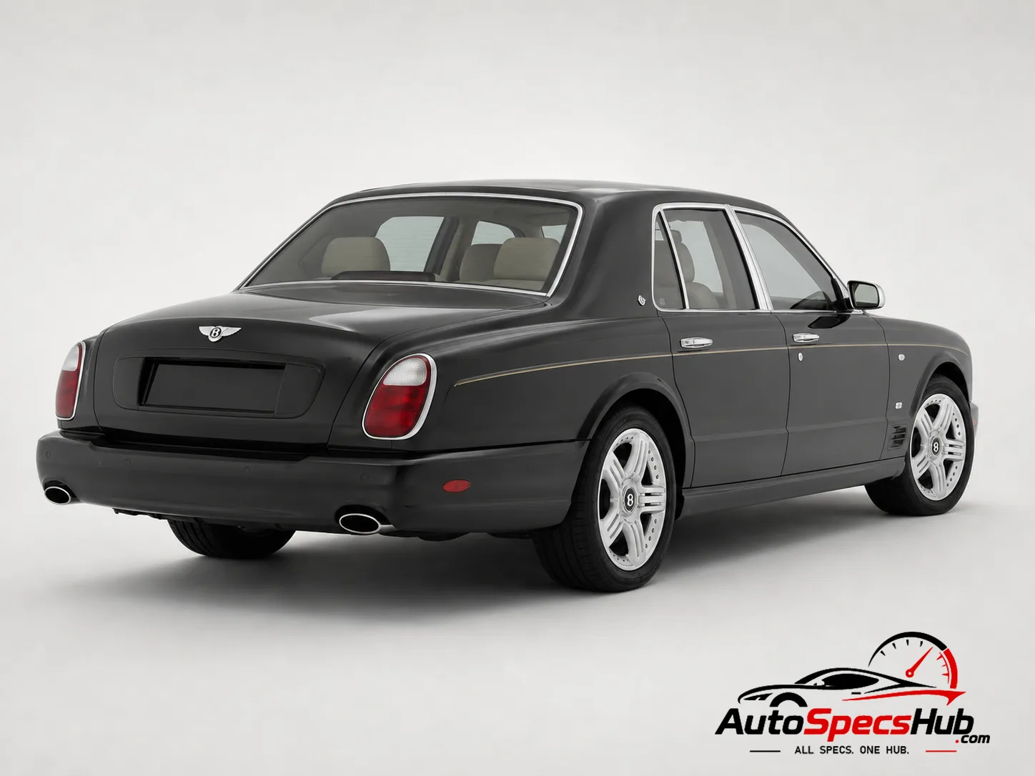 2006 Bentley Arnage T rear three-quarter view