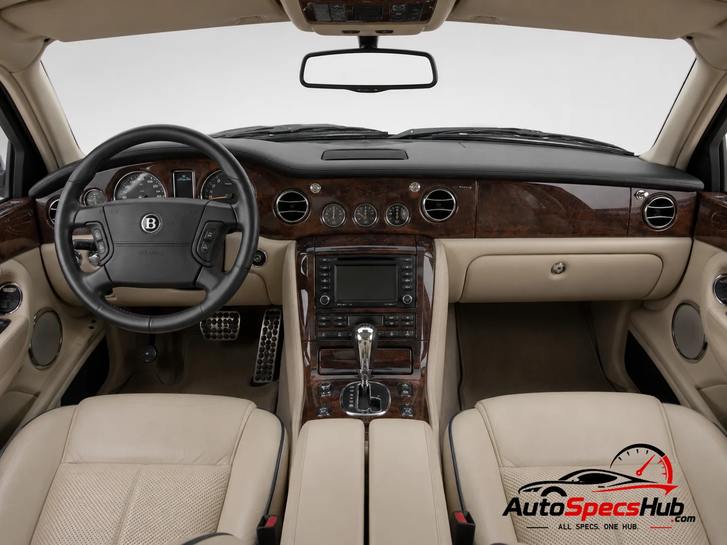 2006 Bentley Arnage T interior dashboard and front cabin