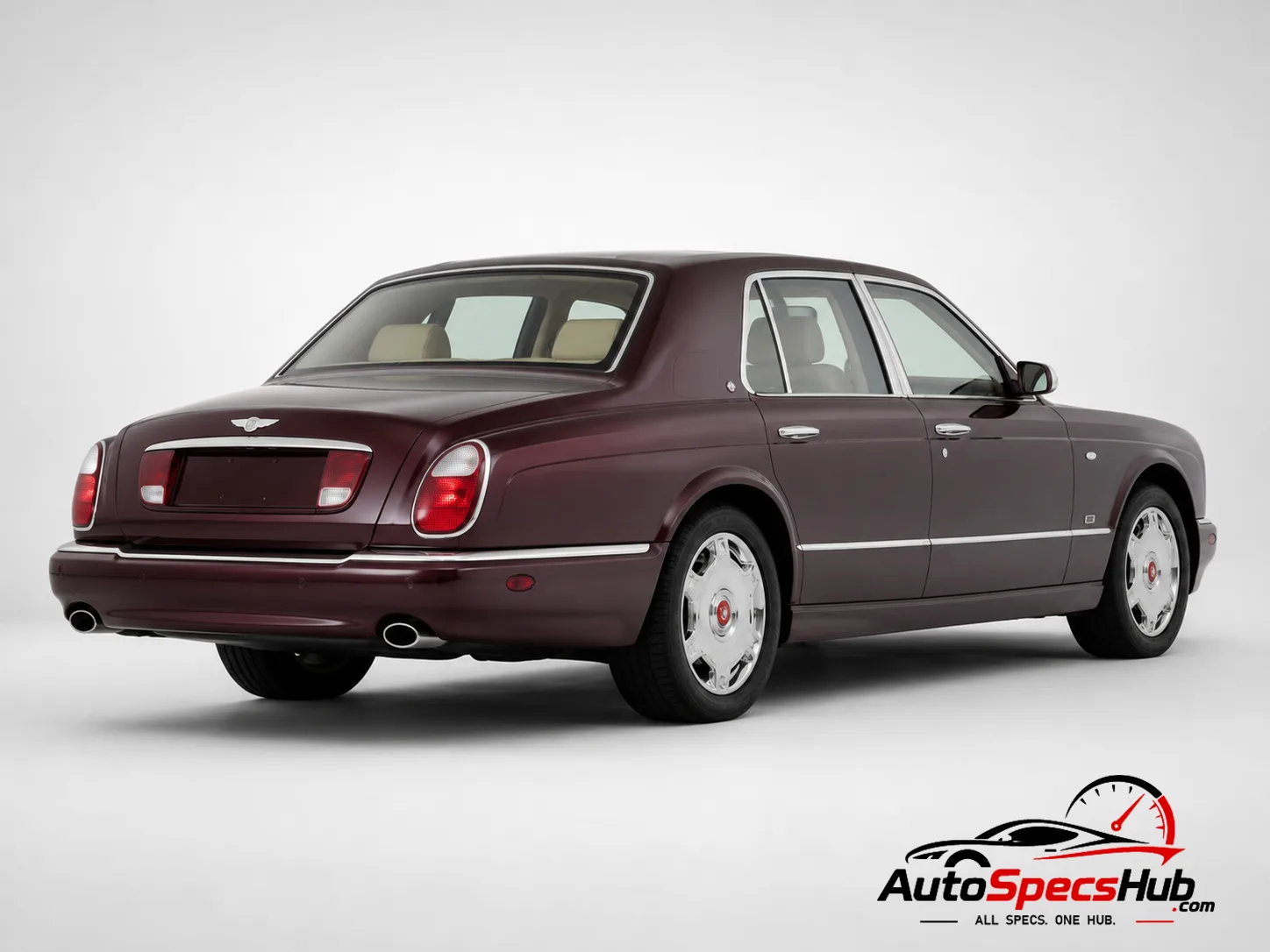 2006 Bentley Arnage RL rear three-quarter view