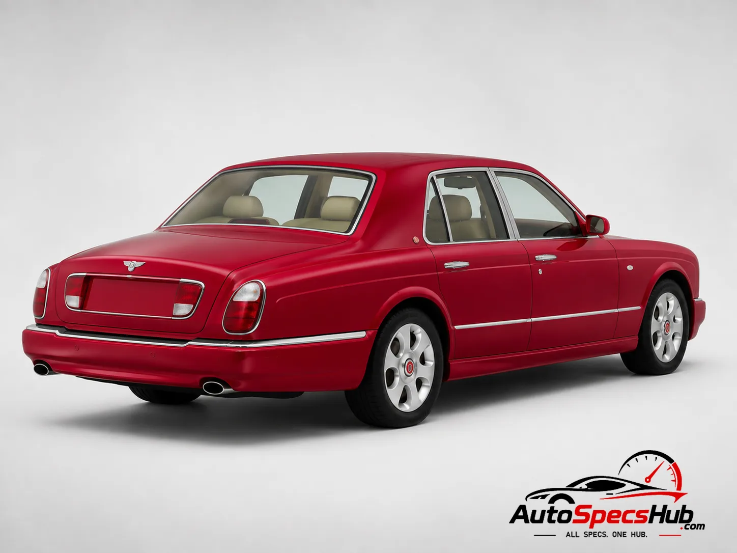 2000 Bentley Arnage Red Label rear three-quarter view