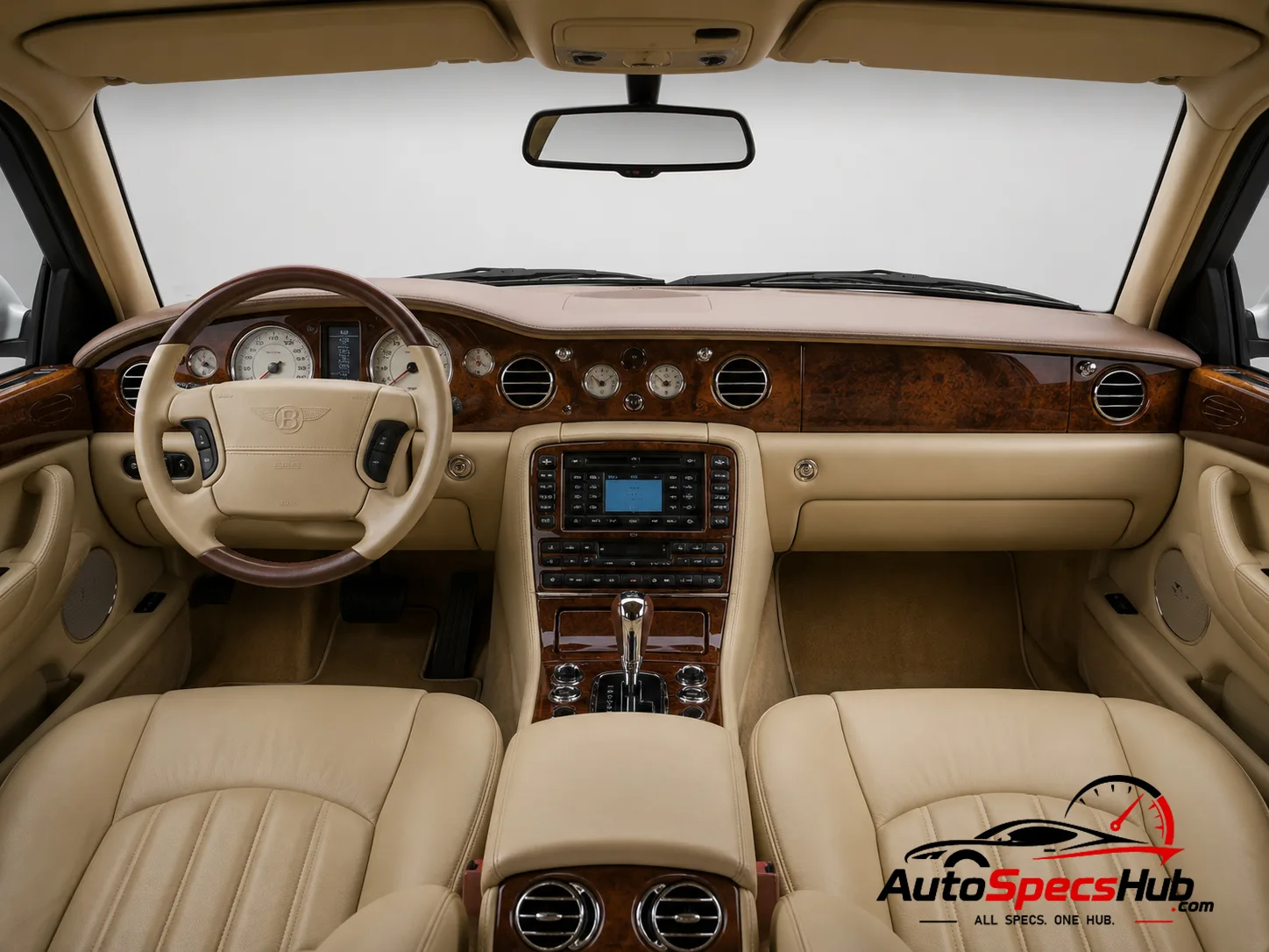 2000 Bentley Arnage Red Label interior dashboard and front cabin