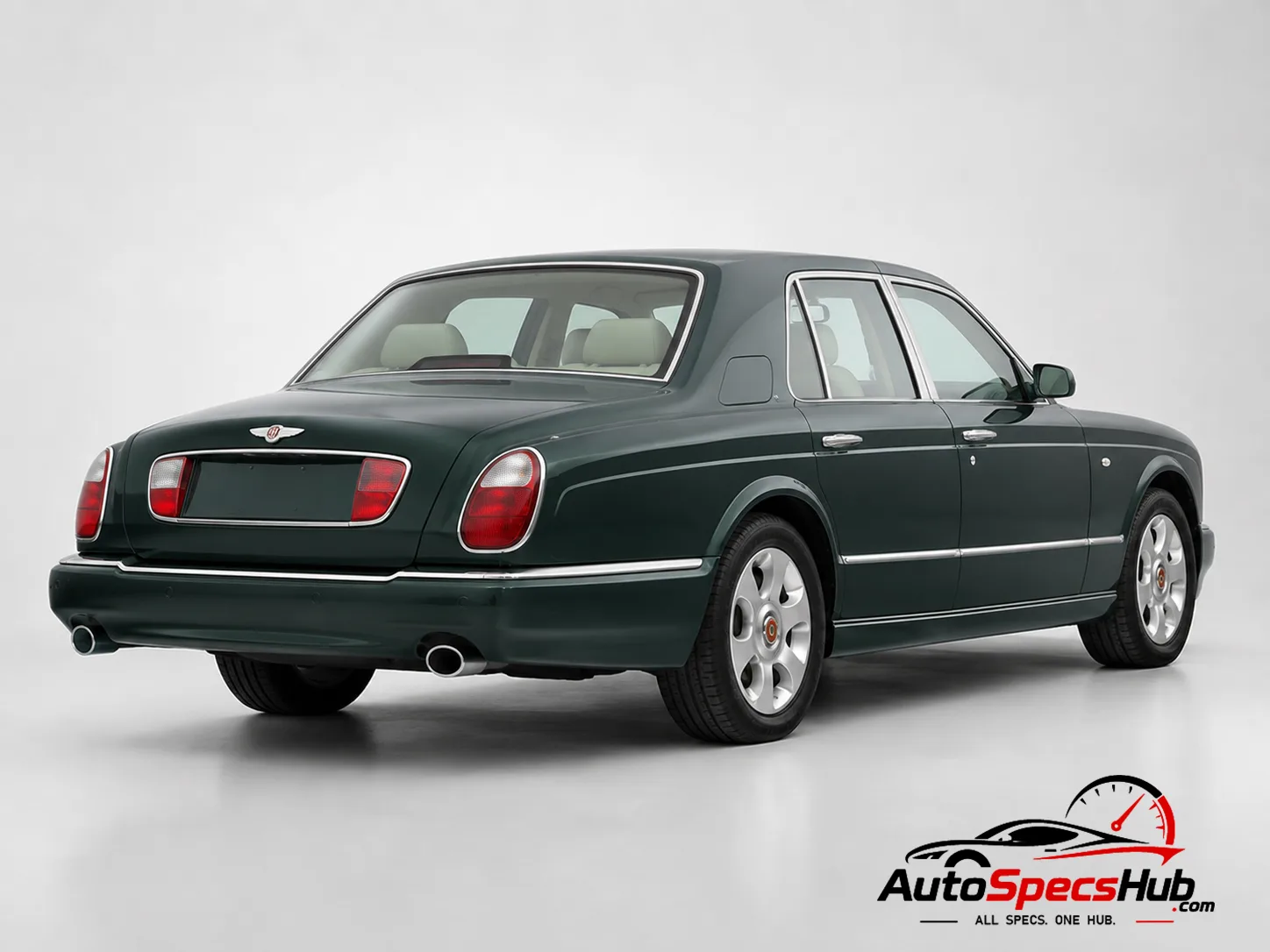 2002 Bentley Arnage R rear three-quarter view