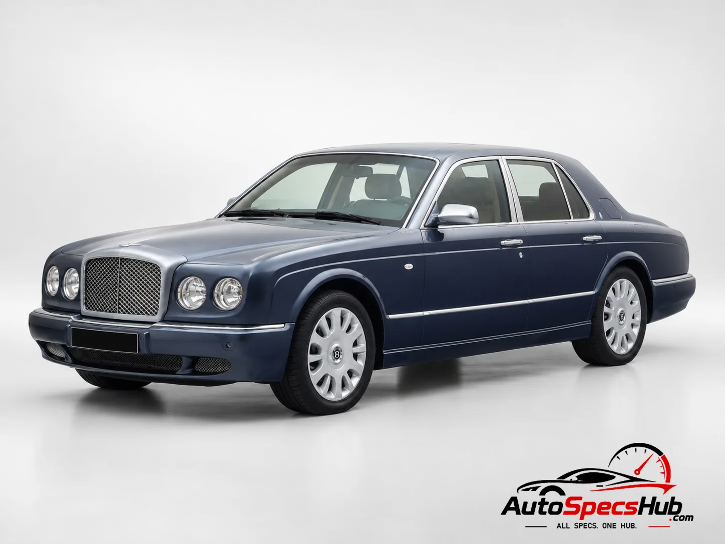 2006 Bentley Arnage R rear three-quarter view