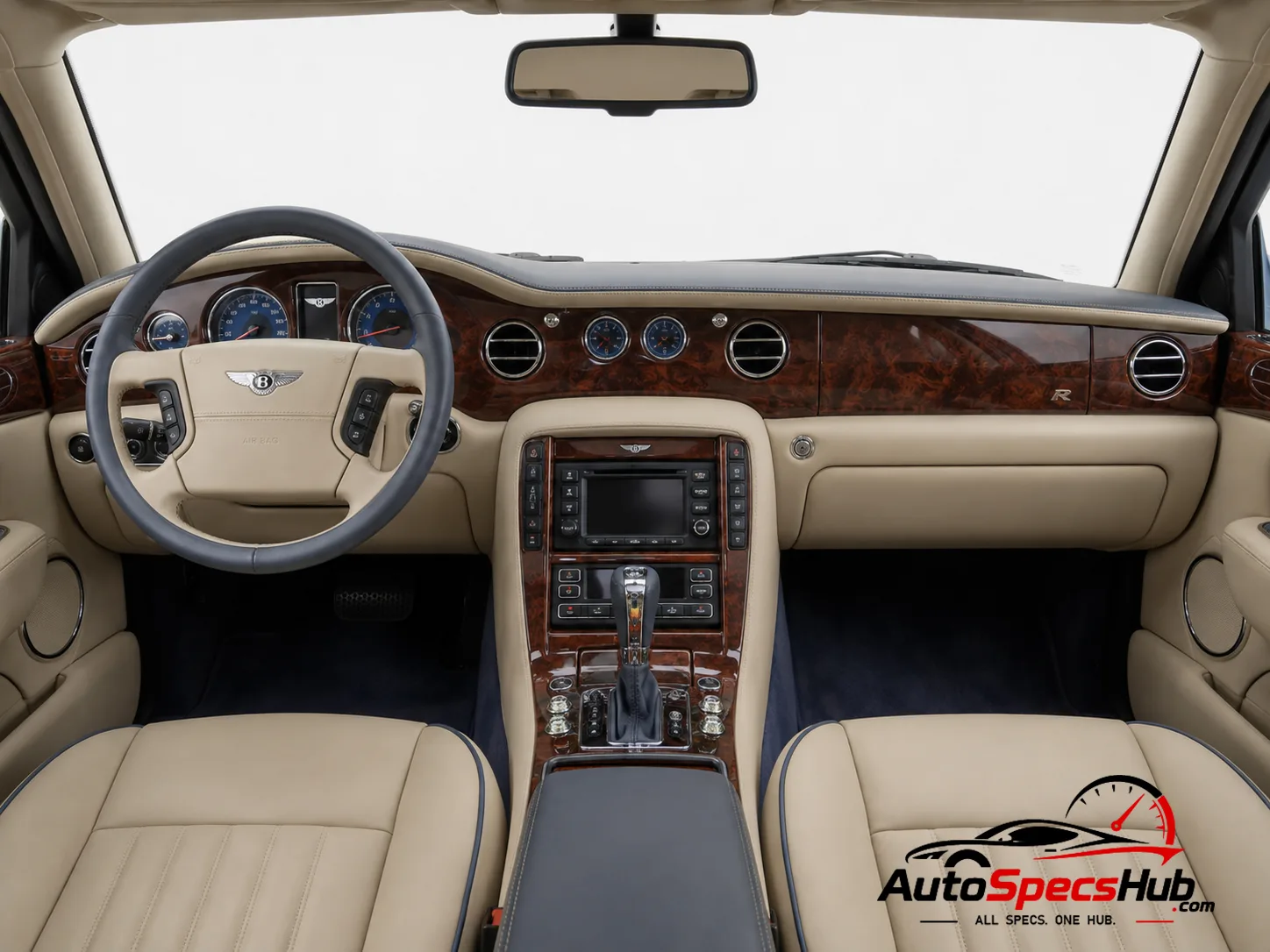 2006 Bentley Arnage R interior dashboard and front cabin