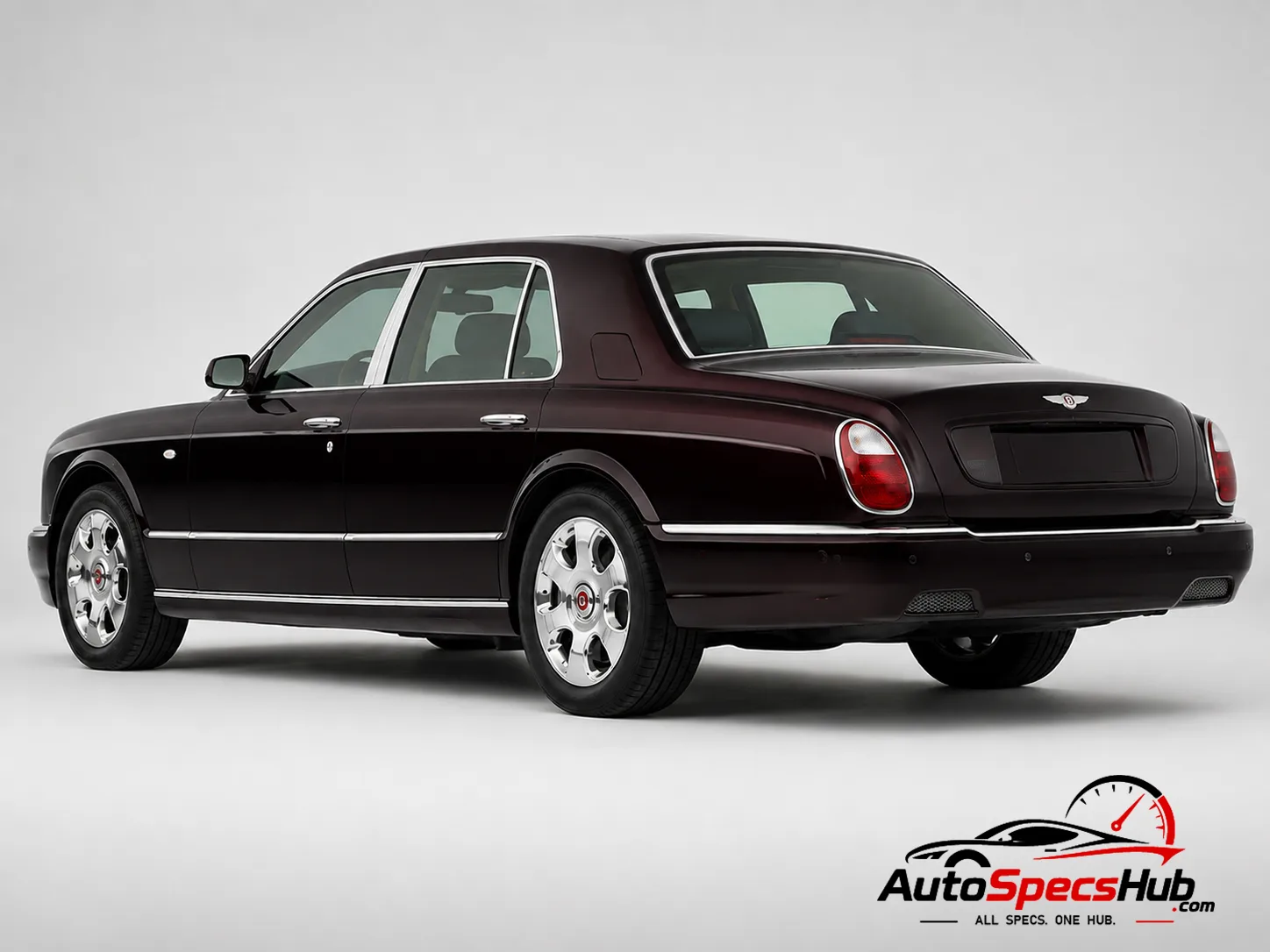 2001 Bentley Arnage Red Label LWB rear three-quarter view