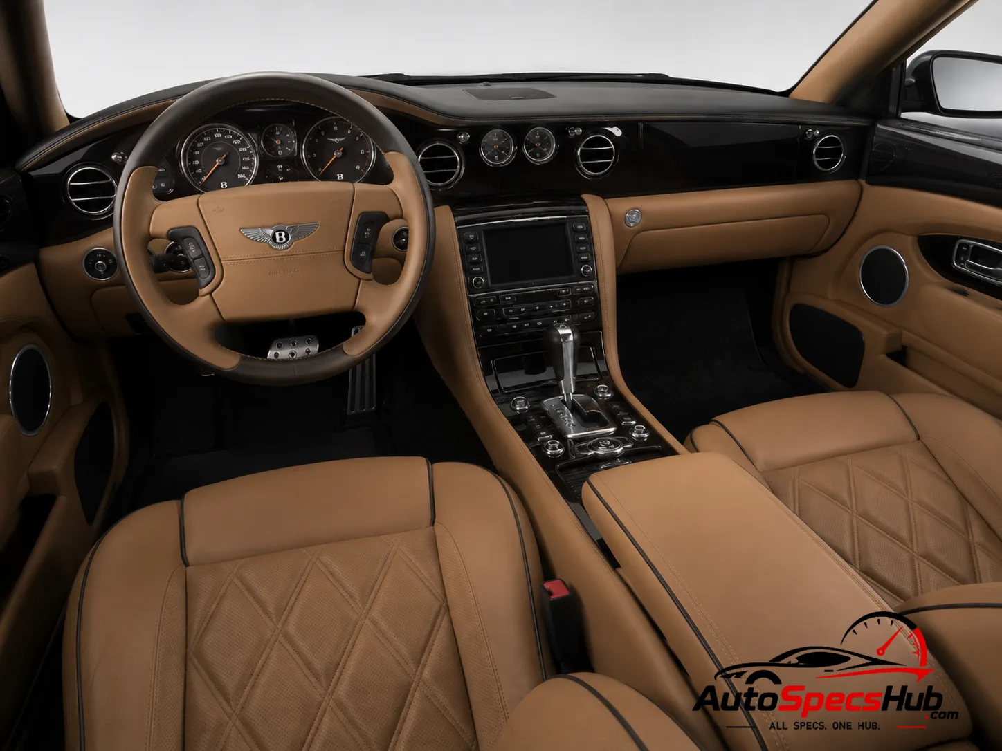 2007 Bentley Brooklands interior dashboard and front cabin