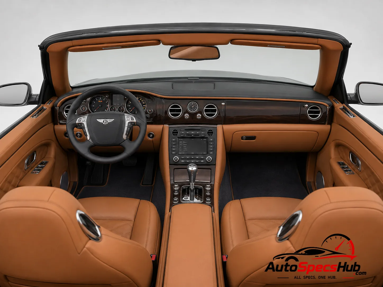 2009 Bentley Azure T interior dashboard and front cabin