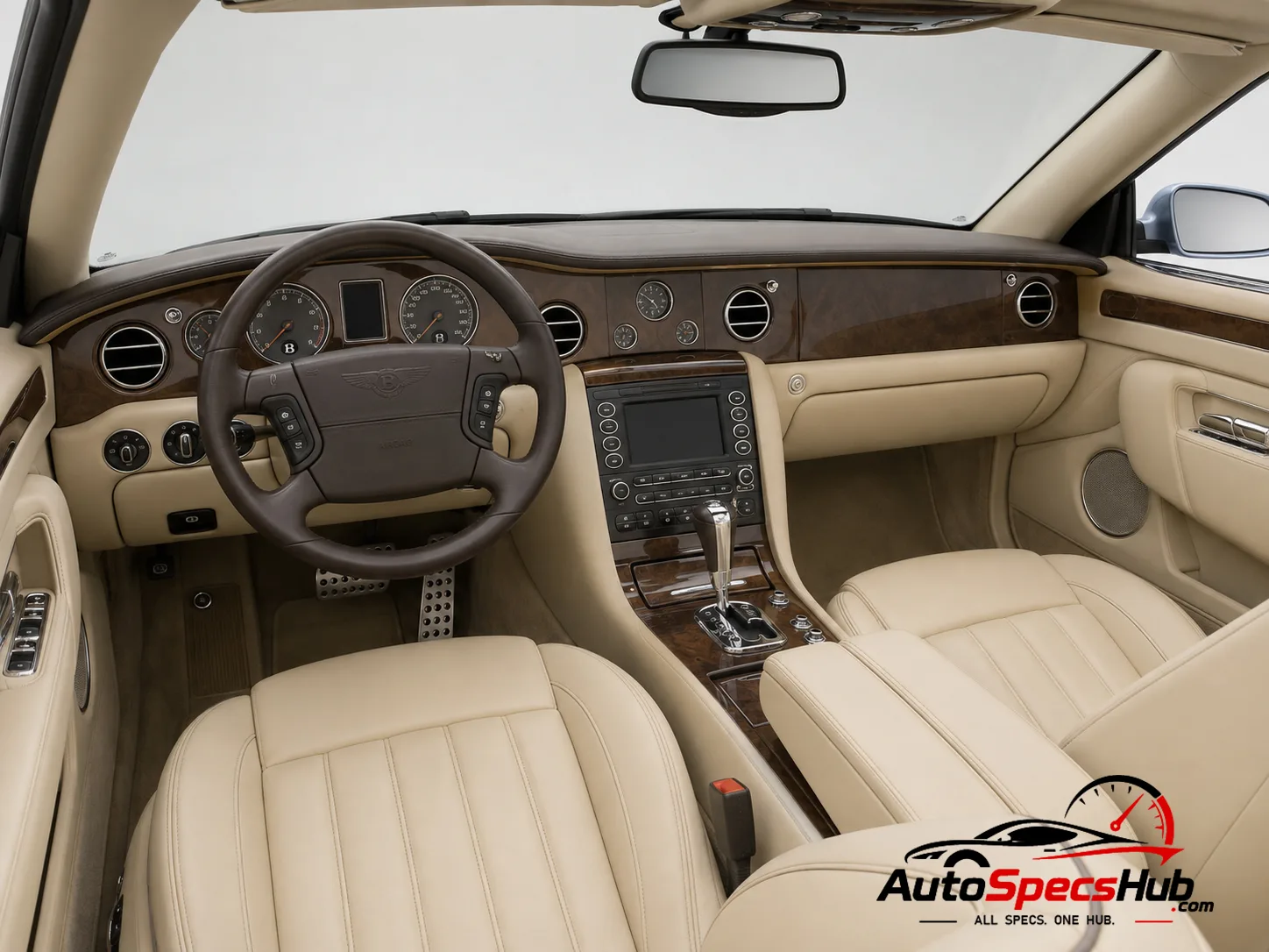 2006 Bentley Azure interior dashboard and front cabin