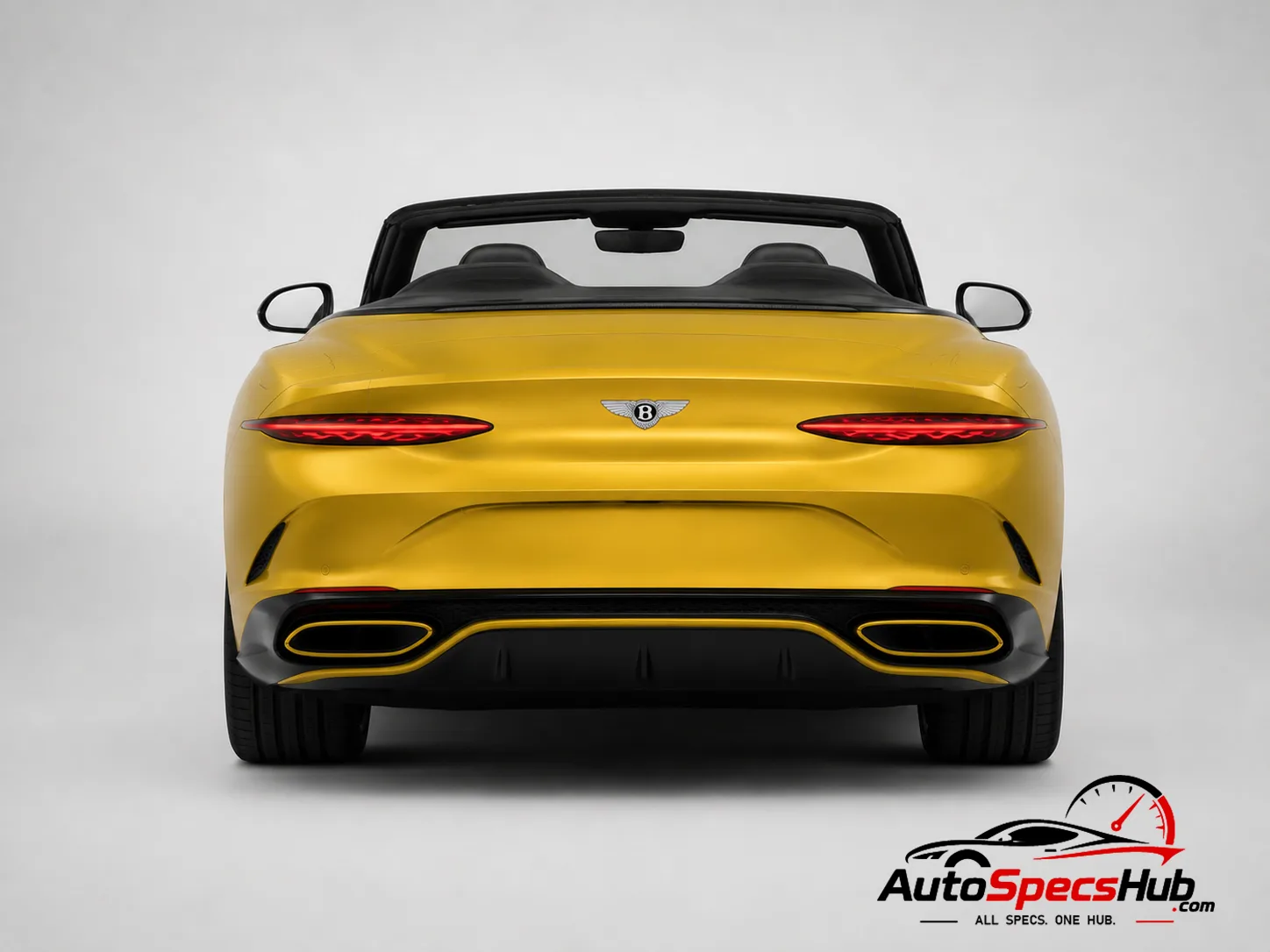 2021 Bentley Mulliner Bacalar rear view