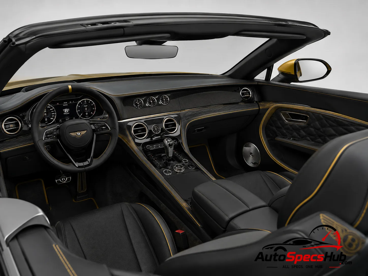2021 Bentley Mulliner Bacalar interior dashboard and front cabin