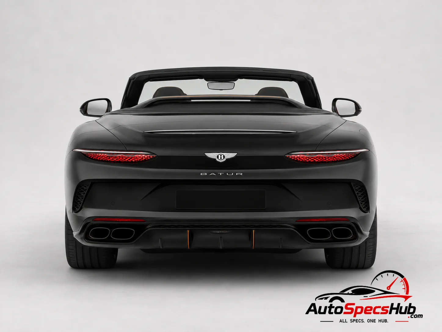 2025 Bentley Mulliner Batur Convertible rear view