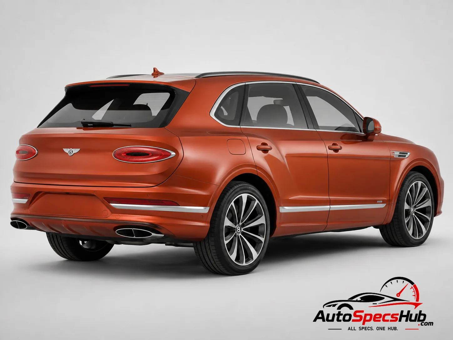 2019 Bentley Bentayga Speed rear three-quarter view