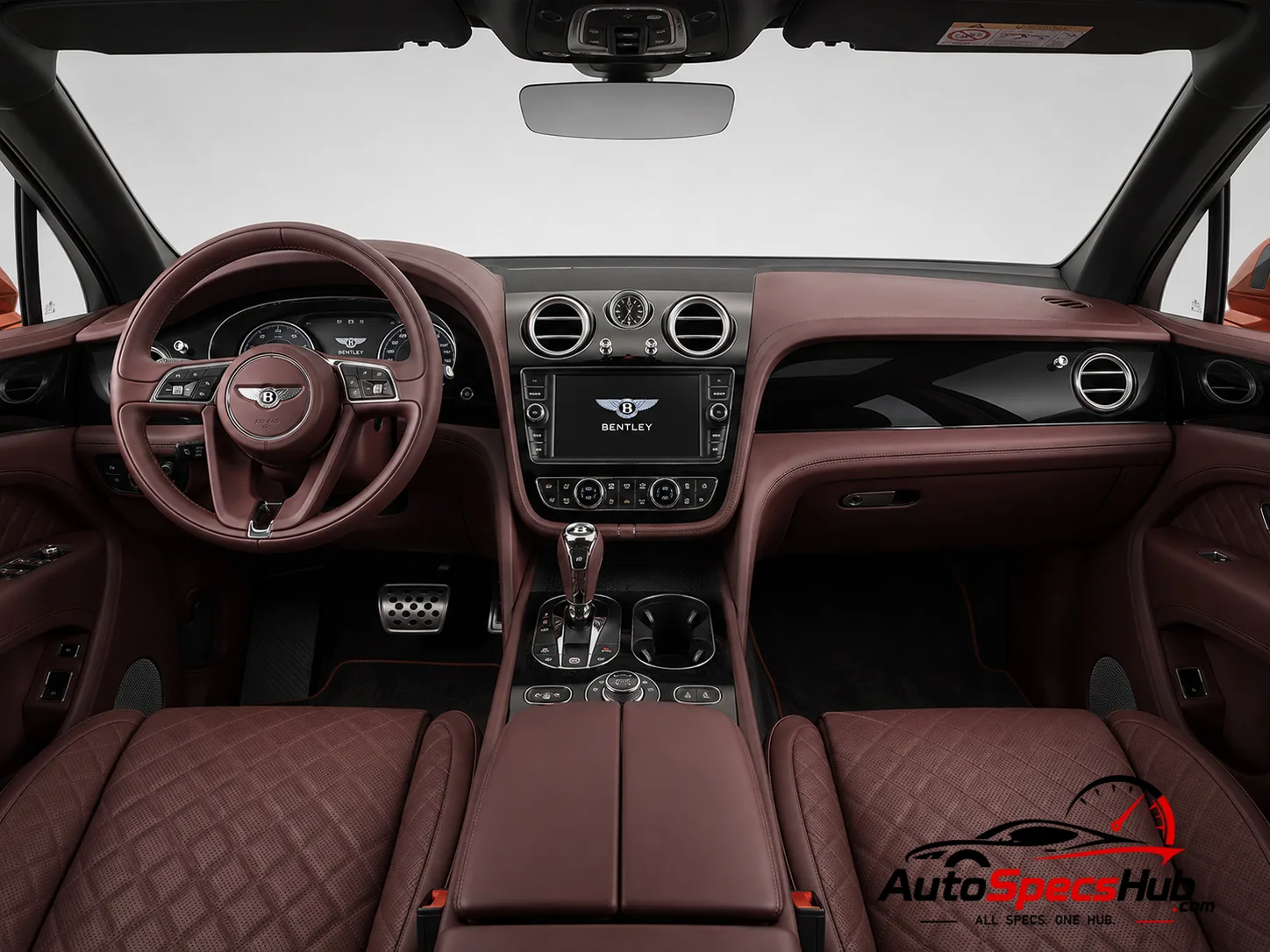 2019 Bentley Bentayga Speed interior dashboard and front cabin