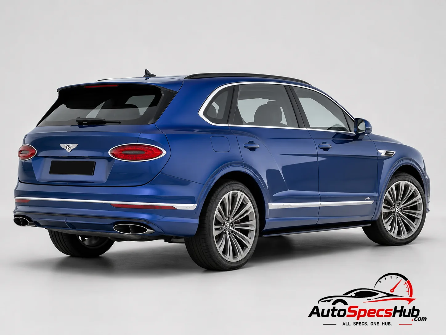2020 Bentley Bentayga Speed rear three-quarter view