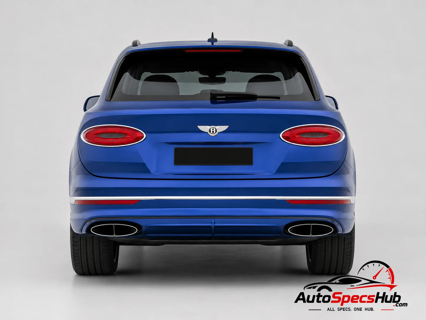 2020 Bentley Bentayga Speed rear view