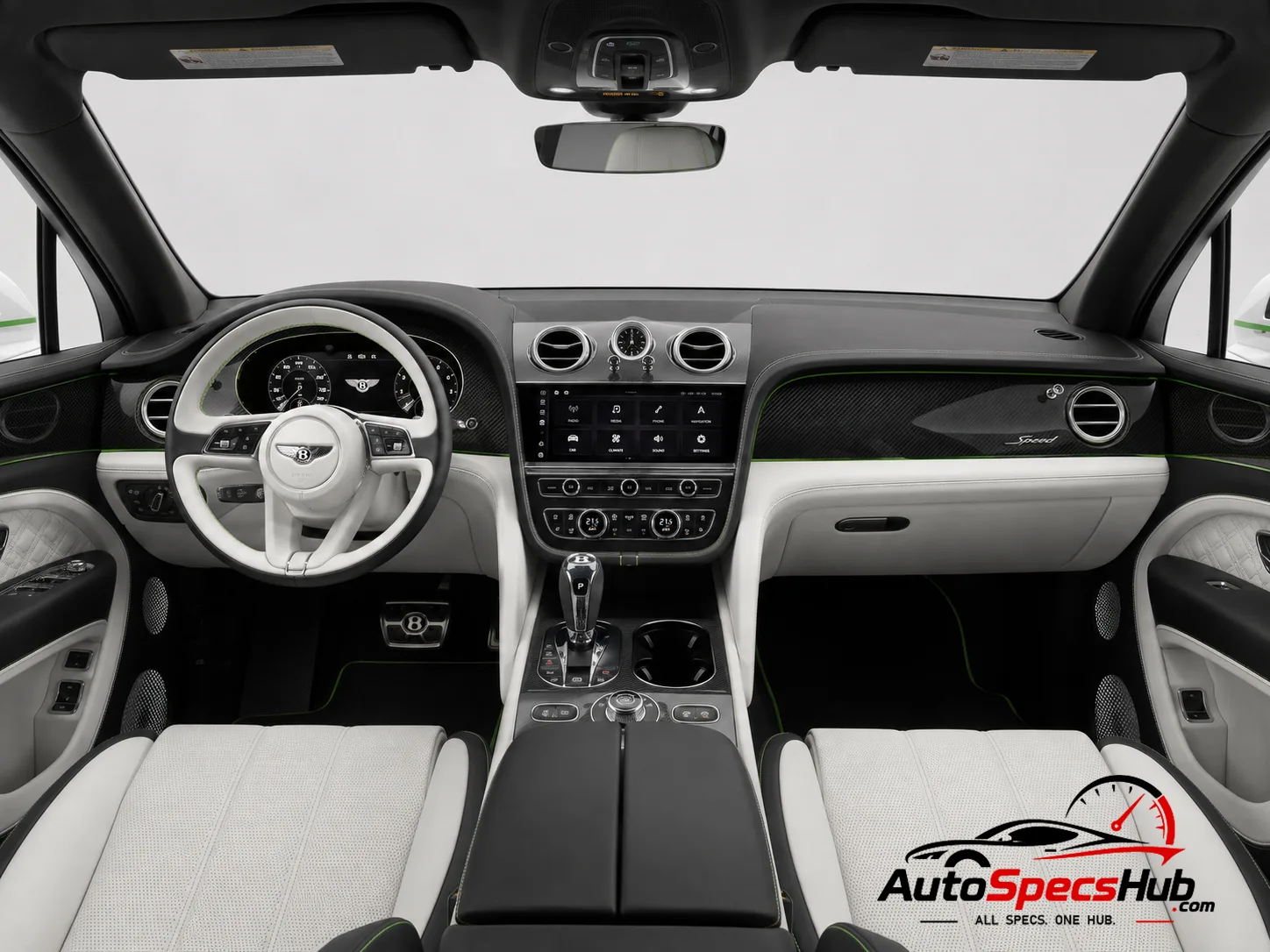 2025 Bentley Bentayga Speed interior dashboard and front cabin