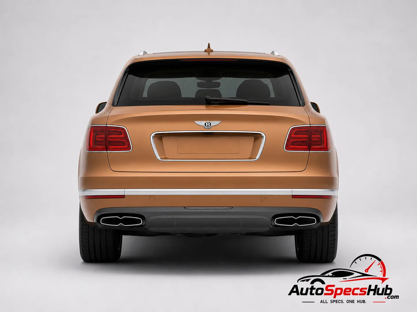 2016 Bentley Bentayga rear view