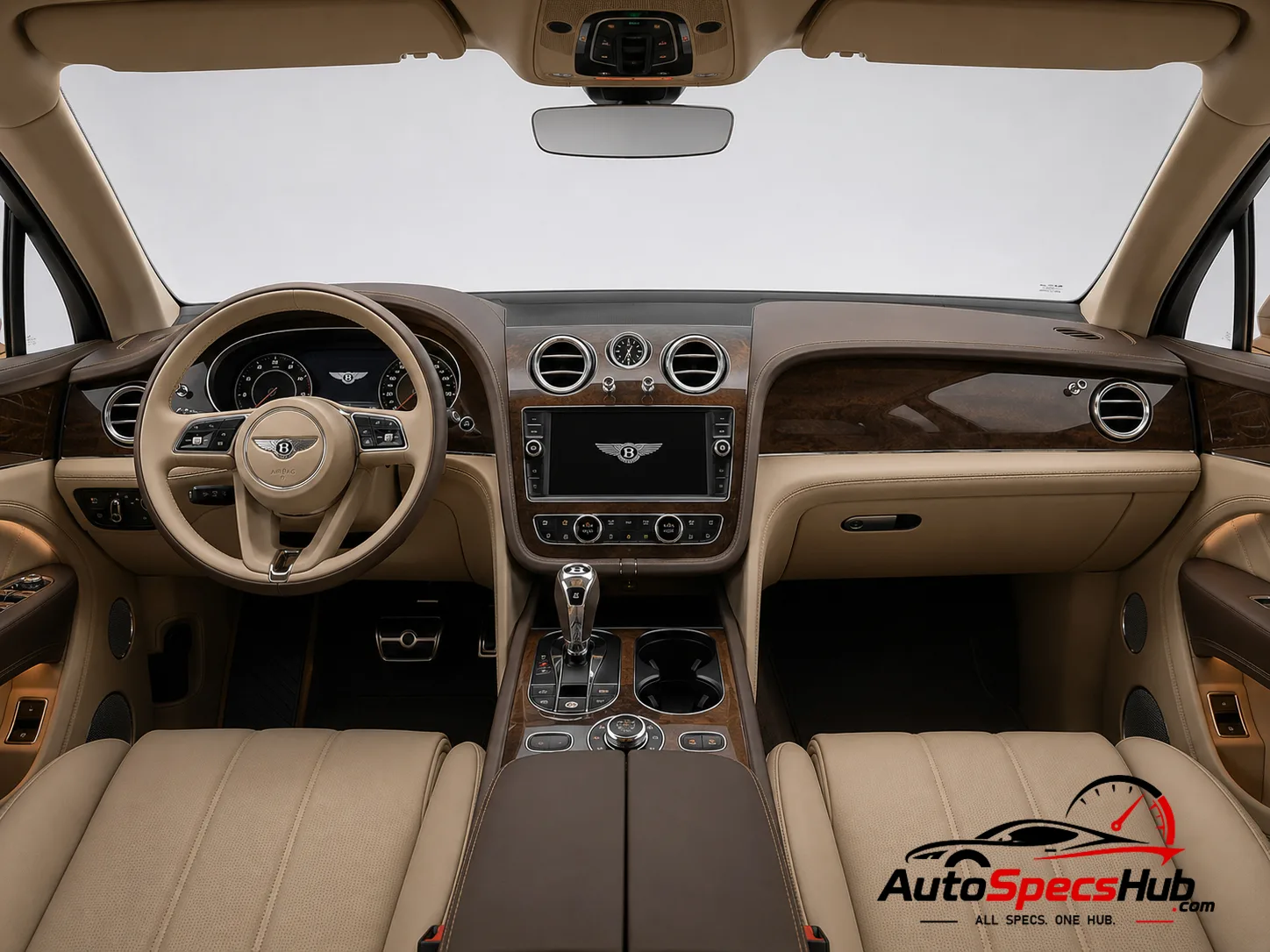 2016 Bentley Bentayga interior dashboard and front cabin