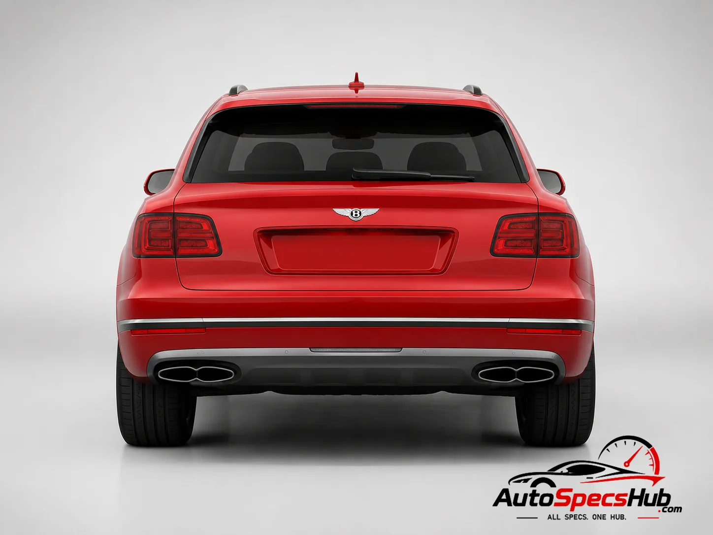 2018 Bentley Bentayga V8 rear view