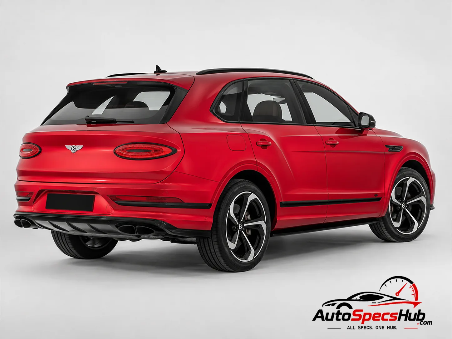 2021 Bentley Bentayga S rear three-quarter view