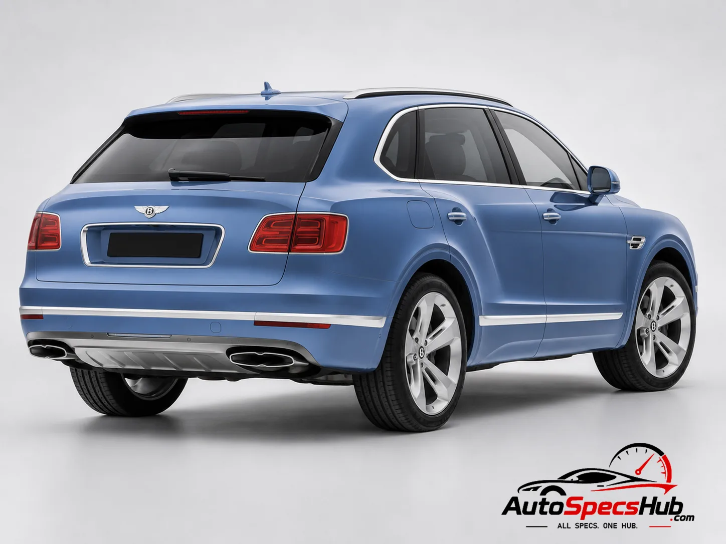 2017 Bentley Bentayga Diesel rear three-quarter view