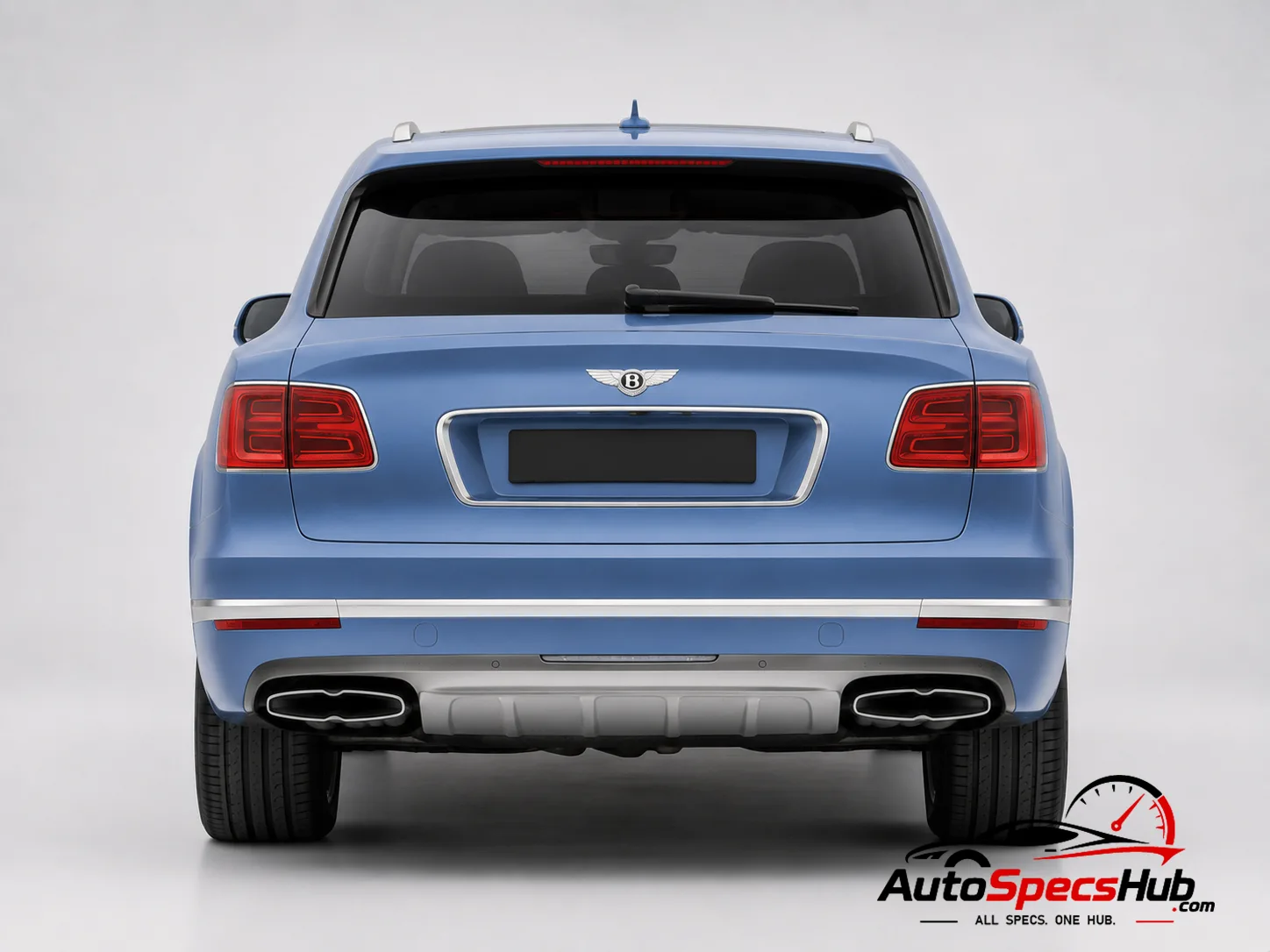 2017 Bentley Bentayga Diesel rear view