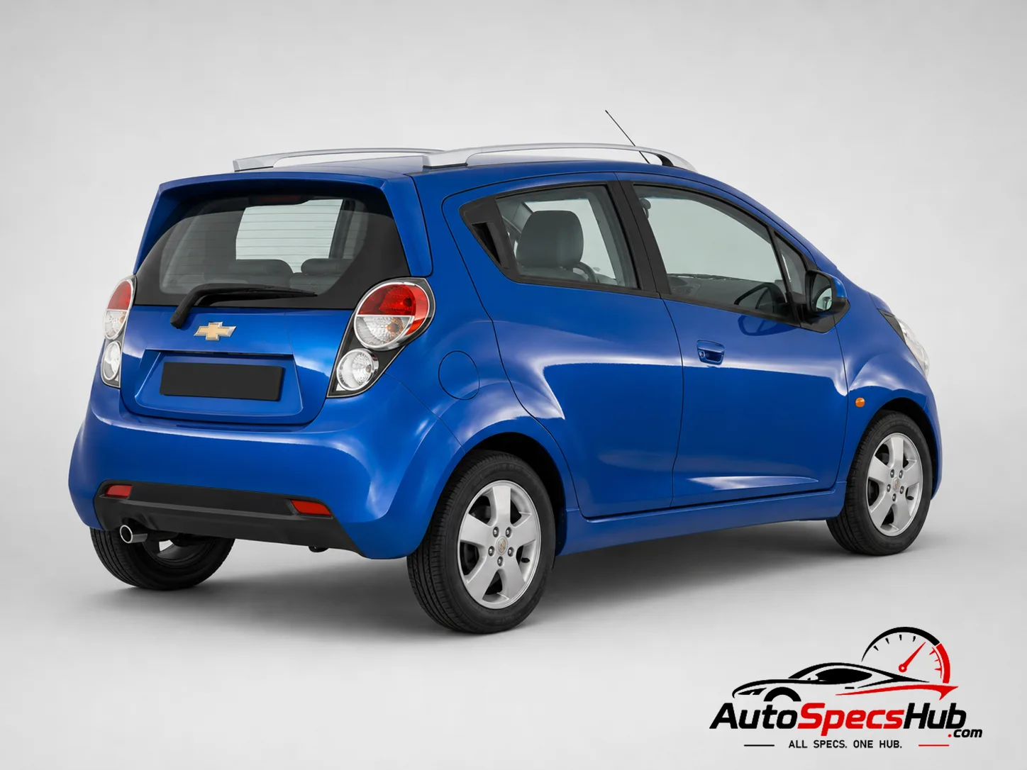 2010 Chevrolet Spark 1.0 rear three-quarter view